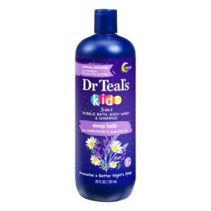 Dr Teal's Kids 3-in-1 Sleep Blend Bubble Bath Shampoo