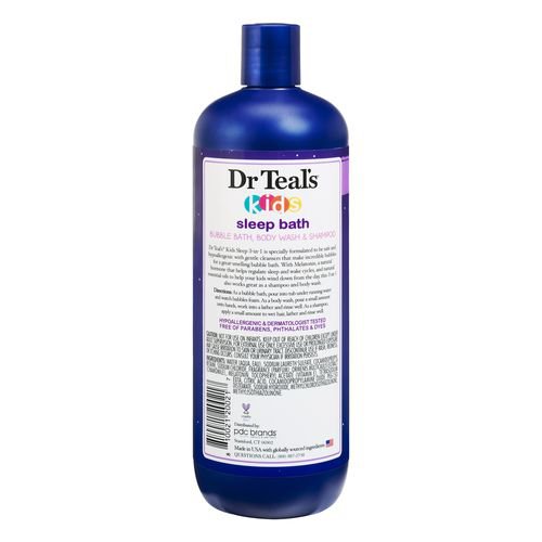 Dr Teal's Kids 3-in-1 Sleep Blend Bubble Bath Shampoo