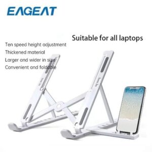 EAGEAT 10 Speed Adjustable Laptop Stand+phone Stand