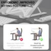 EAGEAT 10 Speed Adjustable Laptop Stand+phone Stand