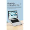 EAGEAT 10 Speed Adjustable Laptop Stand+phone Stand