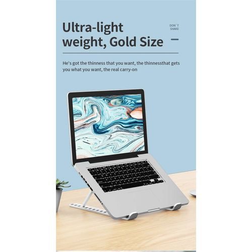 EAGEAT 10 Speed Adjustable Laptop Stand+phone Stand