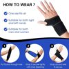 2pcs Wrist Support Brace Wrist Stabilizer Adjustable