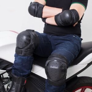 Cycling Knee Brace And Elbow - Knee Protector Gear - 2 Pairs