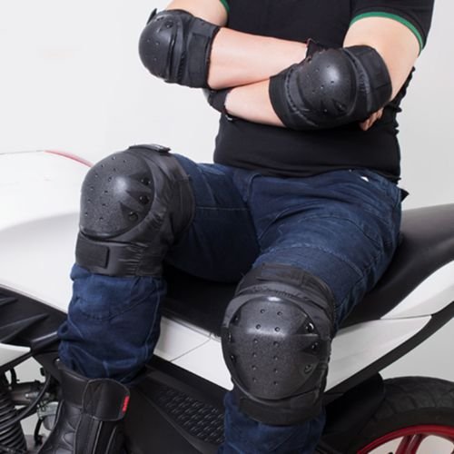 Cycling Knee Brace And Elbow - Knee Protector Gear - 2 Pairs